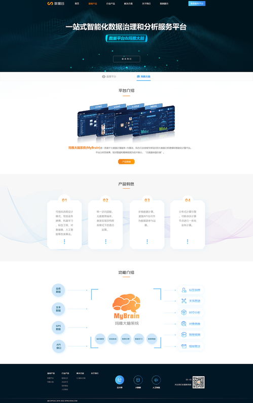 數據谷官方網站界面設計 打造企業官網的藝術與科技結合